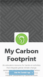 Mobile Screenshot of mycarbonfootprint.nysci.org