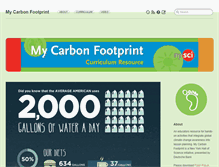 Tablet Screenshot of mycarbonfootprint.nysci.org